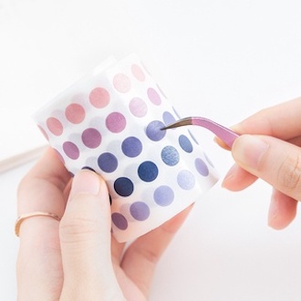Nhíp gắp sticker tone màu macaron siêu đẹp