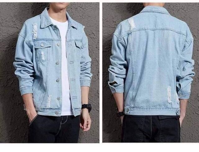 [HCM]ÁO KHOÁC JEAN NAM CHẤT BÒ PHONG CÁCH TRẺ TRUNG LULYFASHION LL8673