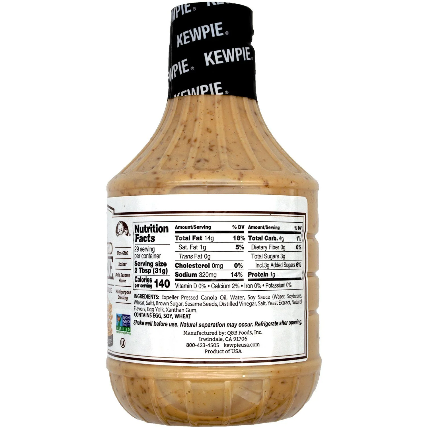 Kewpie Creamy Deep Roasted Sesame Dressing & Marinade 887ml