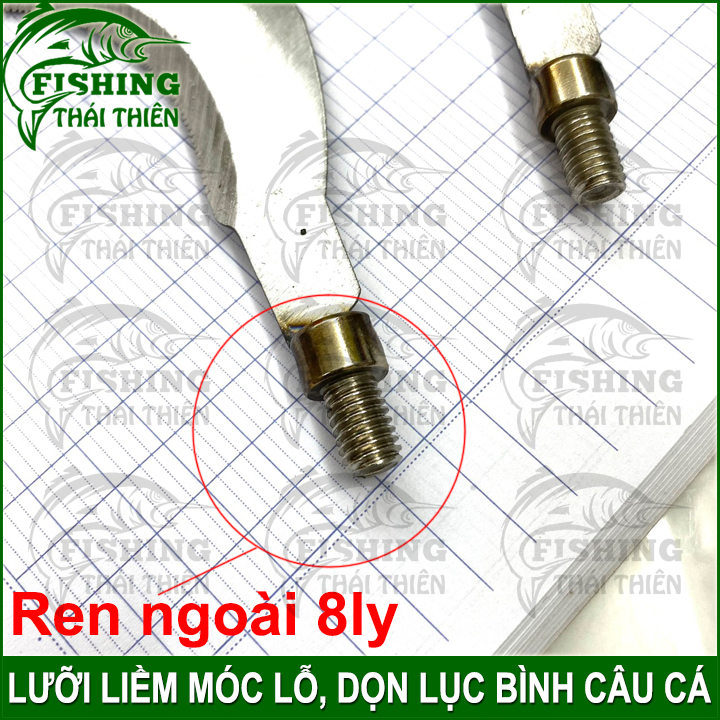 Lưỡi Liềm Cắt Cỏ Dọn Lục Bình Móc Lỗ Câu Cá