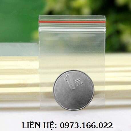 [HCM]1kg TÚI ZIPPER VIỀN ĐỎ