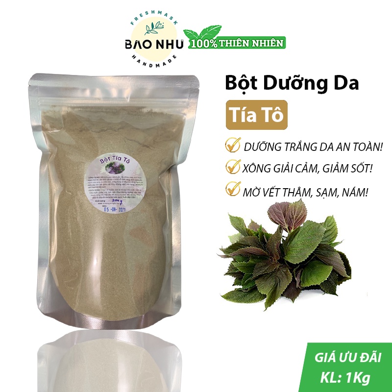 1kg bột tía tô nguyên chất thơm