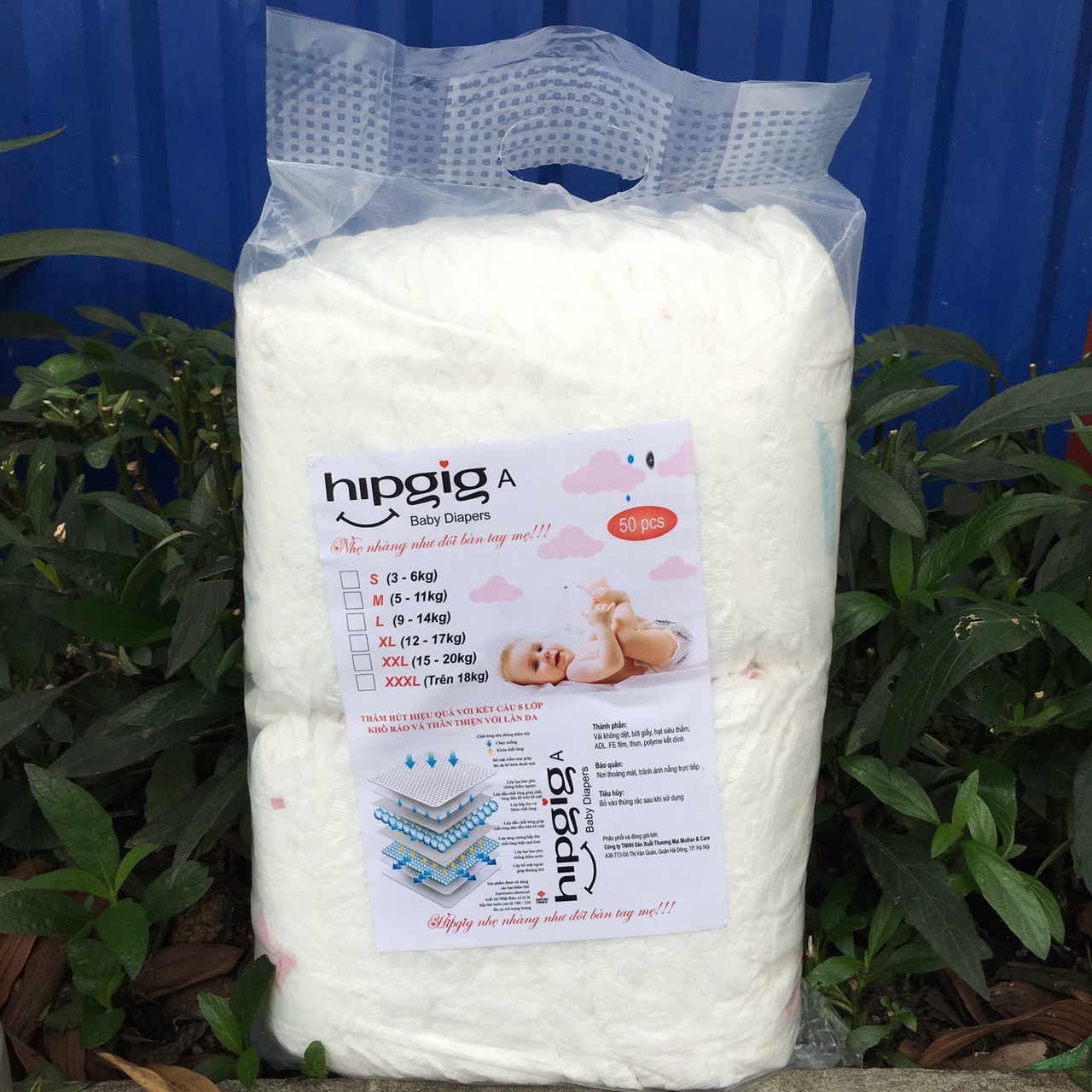 COM BO 100 MIẾNG BỈM TÃ QUẦN HIPGIG
