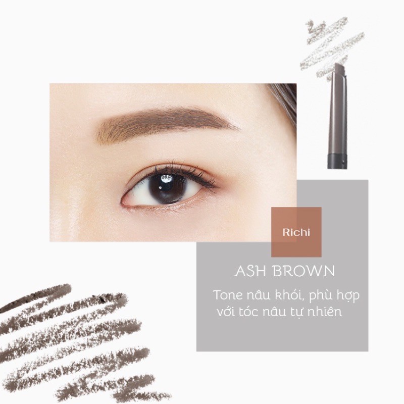 ( Mẫu mới ) Chì kẻ mày Innisfree Auto Eye Brown Pencil