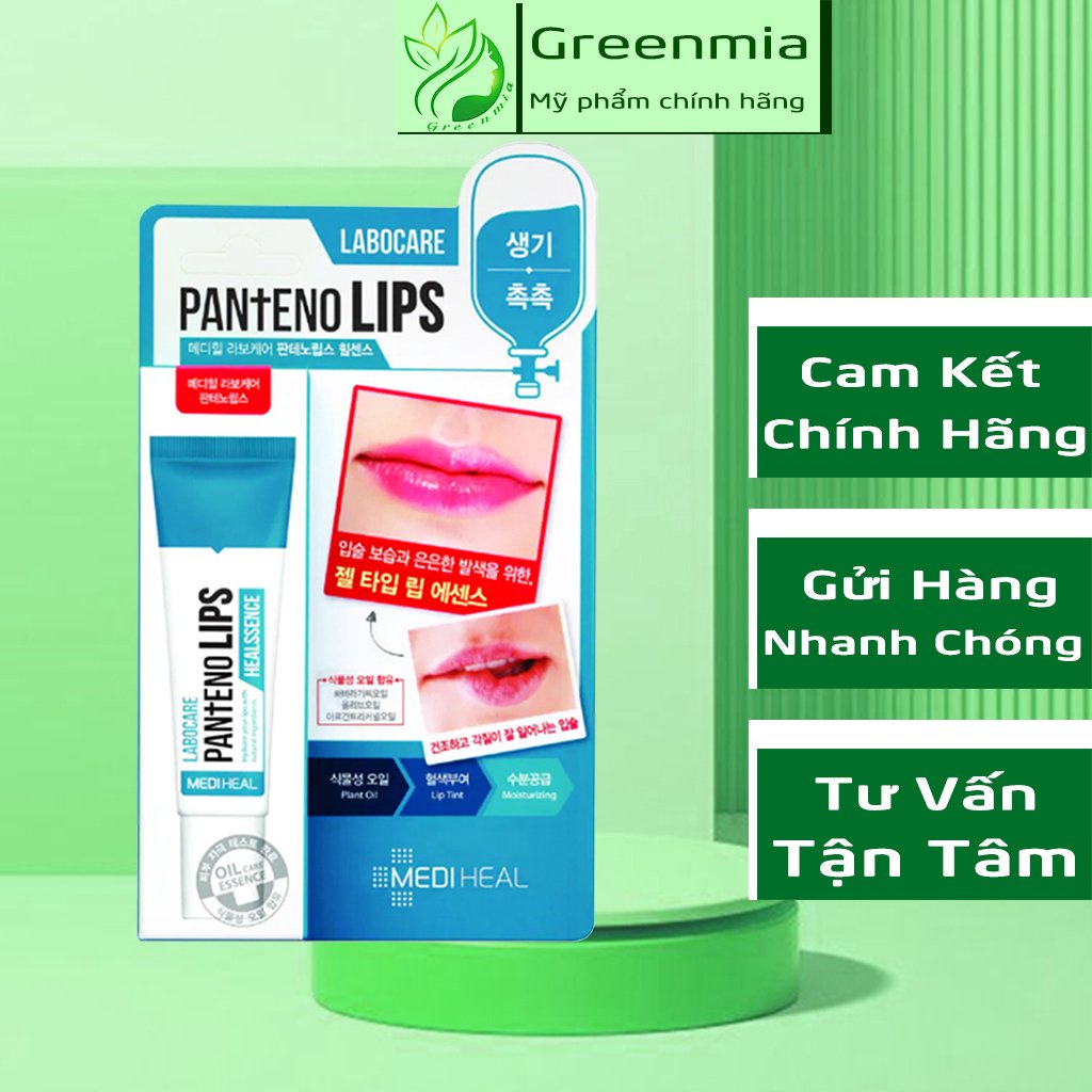 Son Dưỡng Môi Mediheal Cấp Ẩm Dưỡng Hồng Mềm Mượt Ban Ngày Ban Đêm Mediheal Labocare Pantenolips Healssence Healbalm