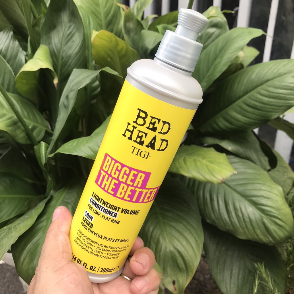 Dầu gội xả dành cho tóc mỏng, xẹp, làm phồng tóc Tigi Bed Head Bigger the Better 200ml/300ml