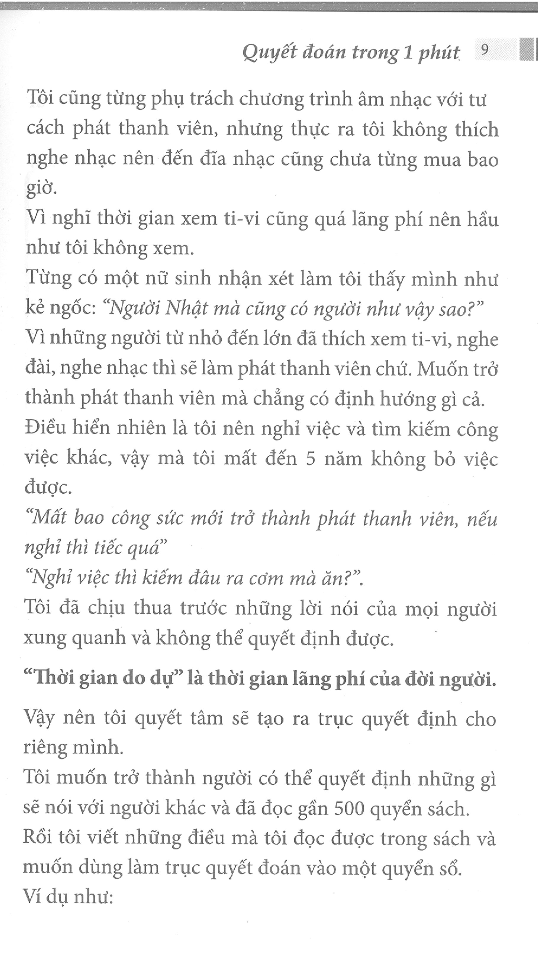 Quyết Đoán Trong 1 Phút