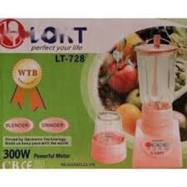 Máy xay sinh tố Lont LT-728(2 cối thủy tinh, bảo hành 12 tháng)