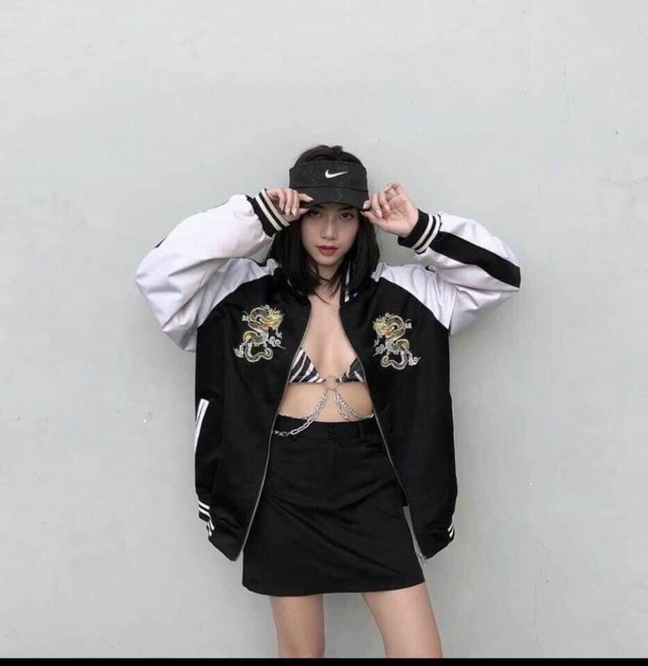 ( SIÊU SALE GIÁ RẺ) ÁO KHOÁC DÙ BOMBER THÊU HÌNH CỰC CHẤT THỜI TRANG MỚI