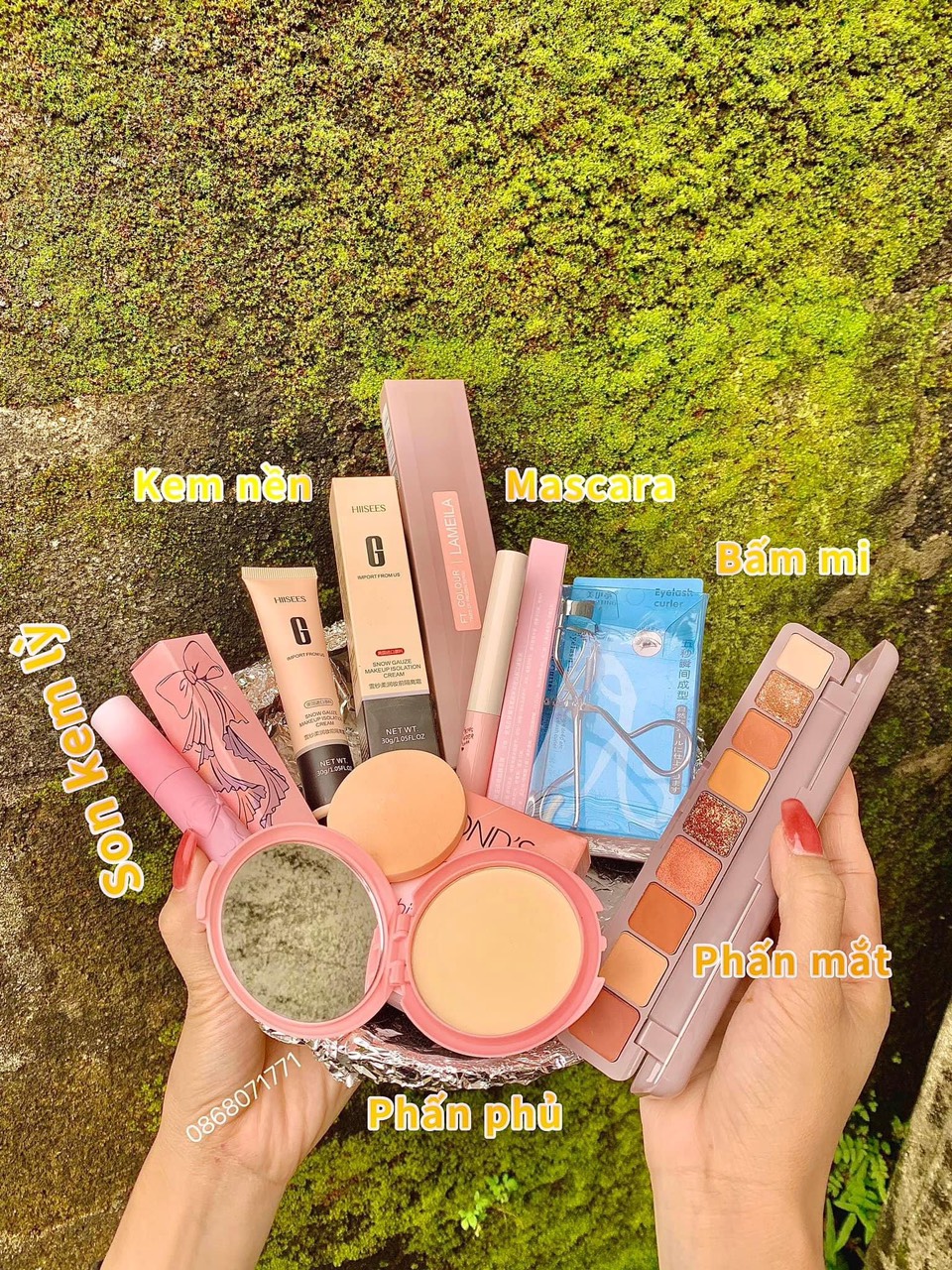 combo bộ trang điểm cho các chị em