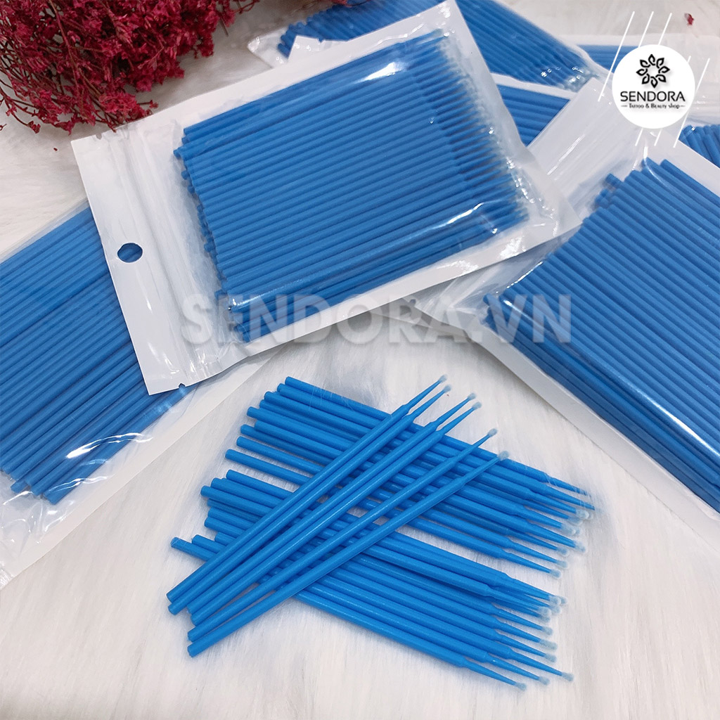 [HCM]Tăm bông nhựa ủ tê - Bịch 100 cây
