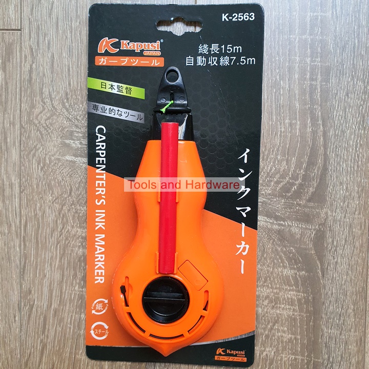 Dụng cụ bật mực hãng Kapusi cao cấp chính xác tuyệt đối, Bảo hành 12 tháng, búng mực xây tường