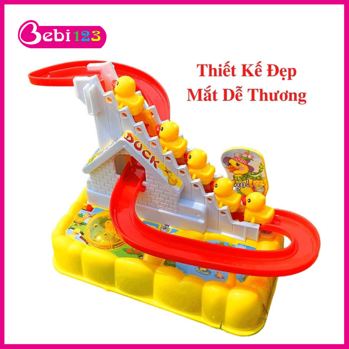 Đồ chơi Vịt Leo Thang phát nhạc cho bé yêu