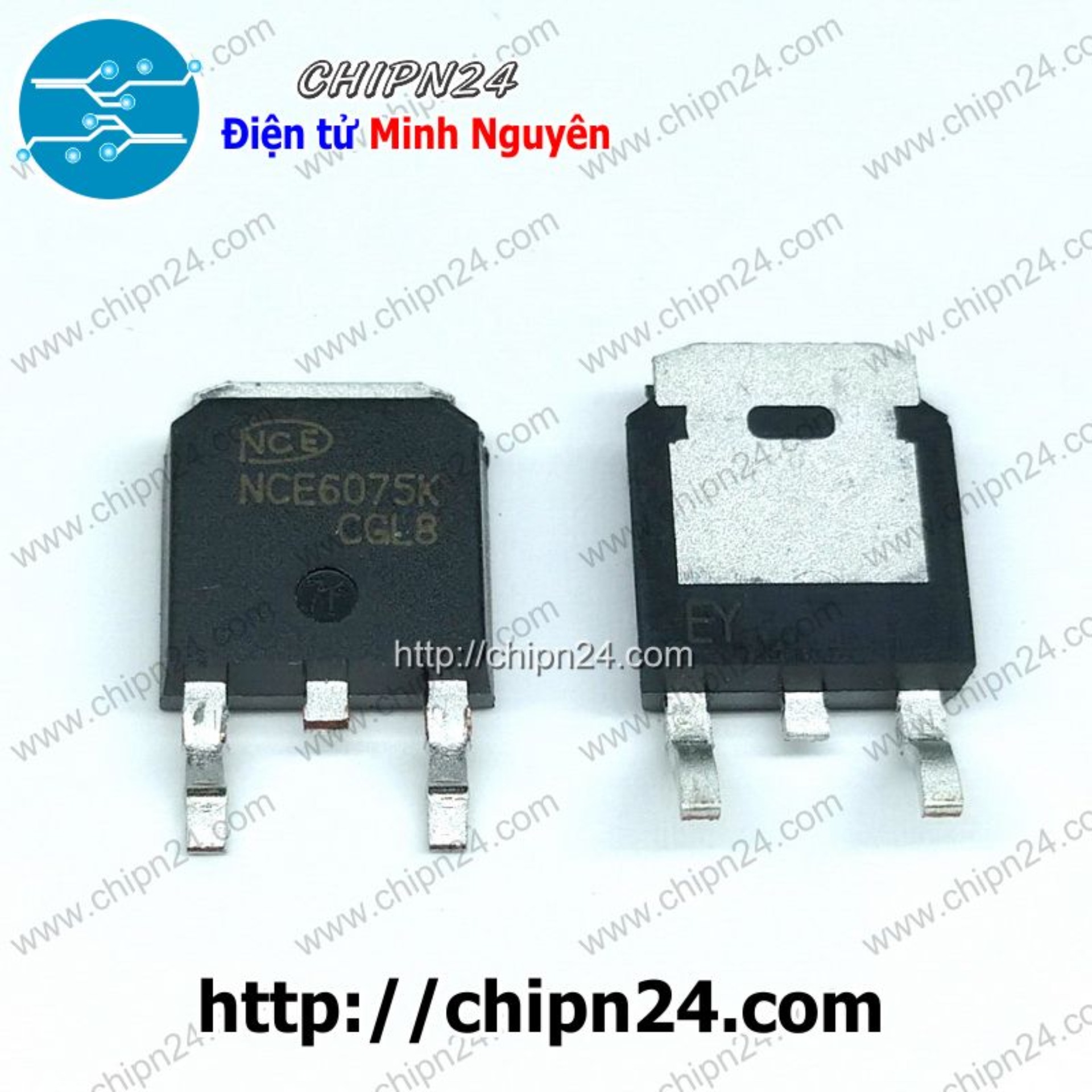 Mosfet dán nce6075 to-252 75a 60v kênh n