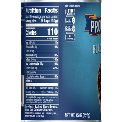 Đậu Đen hiệu Progresso 425g BLACK BEAN