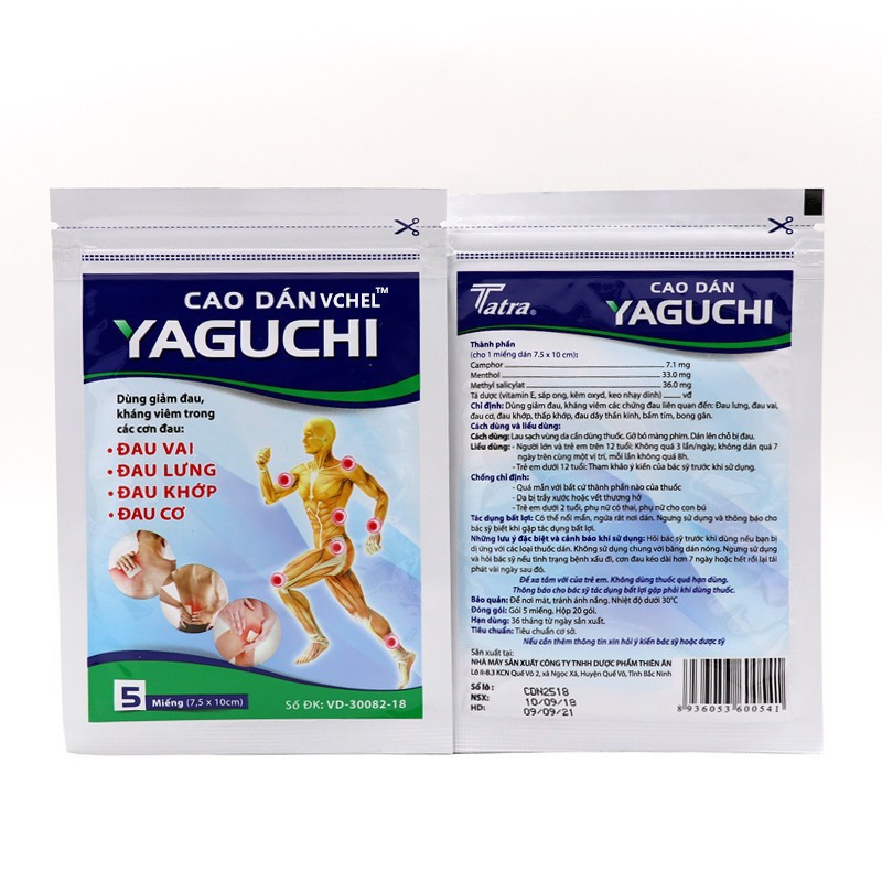 Cao dán yaguchi chính hãng