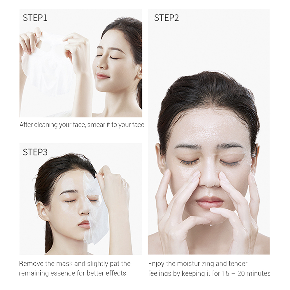 LANBENA Mặt nạ bơ 5PCS Dưỡng ẩm và trẻ hóa làn da