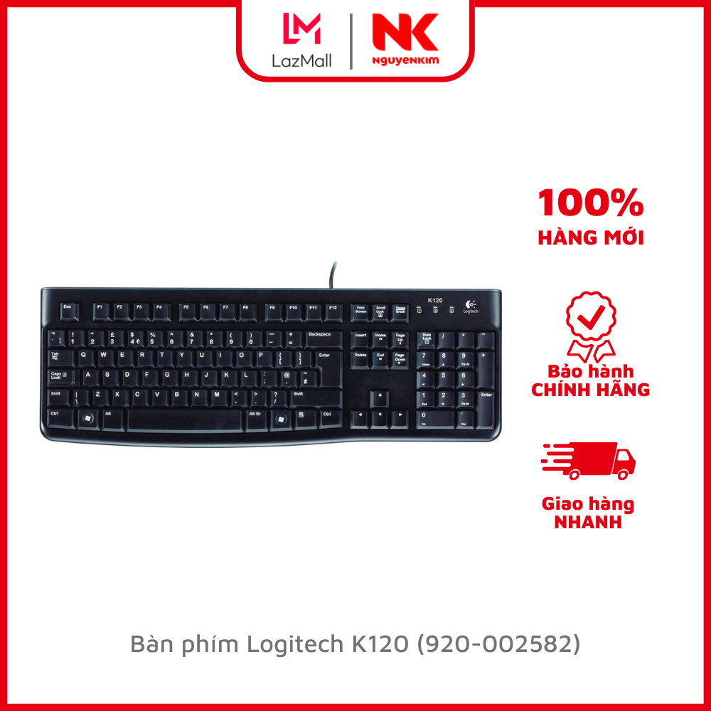 Bàn phím Logitech K120 (920-002582)