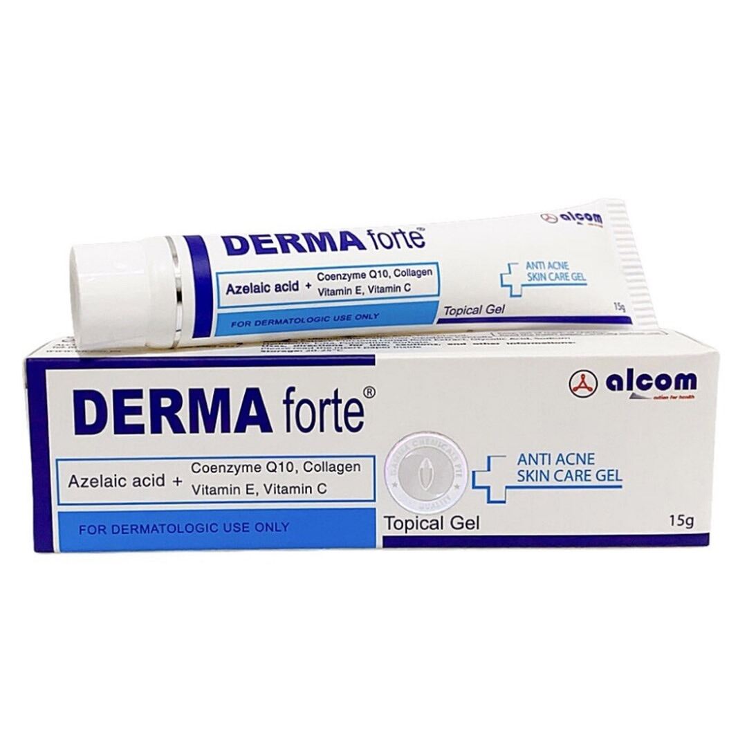 Kem Mụn Derma Forte 15g- kem ngừa mụn dermaforte chính hãng - Giảm Mụn Giảm Thâm Ngừa Mụn Ẩn Làm...