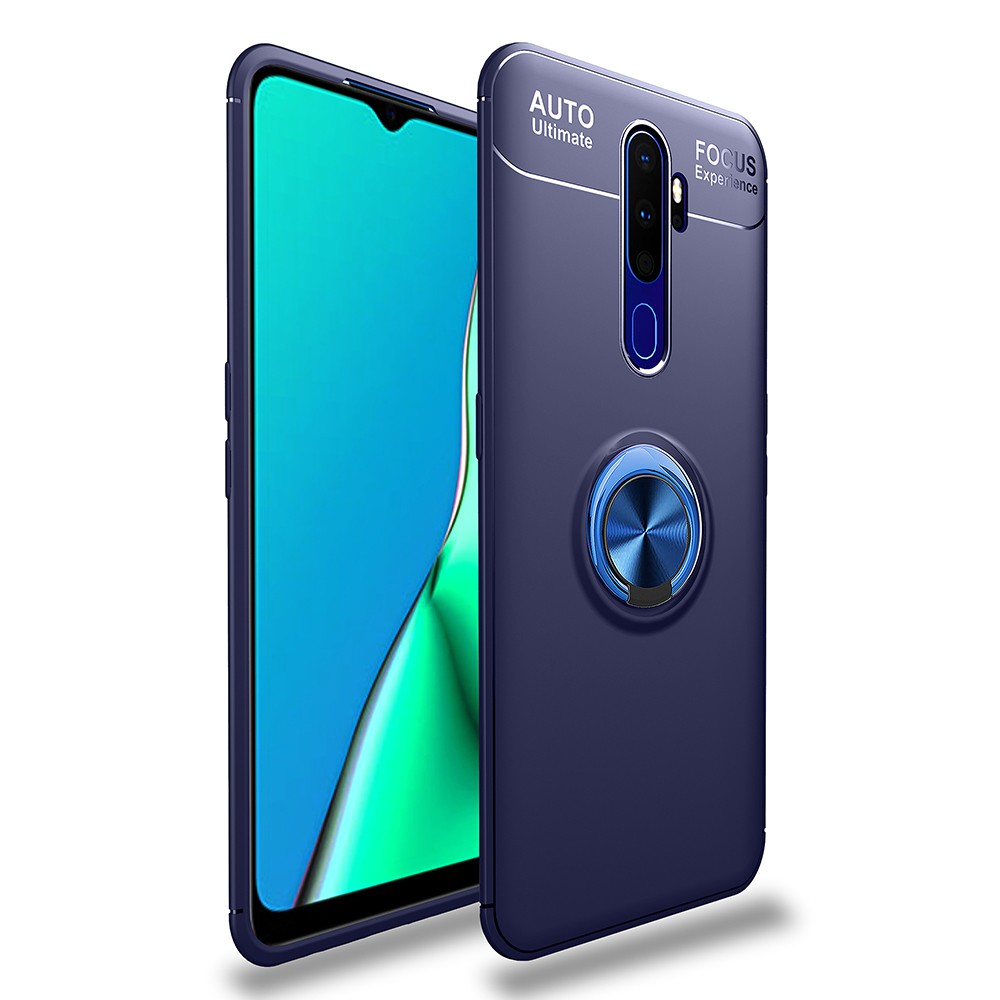 Ốp Lưng Auto Focus OPPO A5 2020, A9 2020 Cao Su Bracket Iring