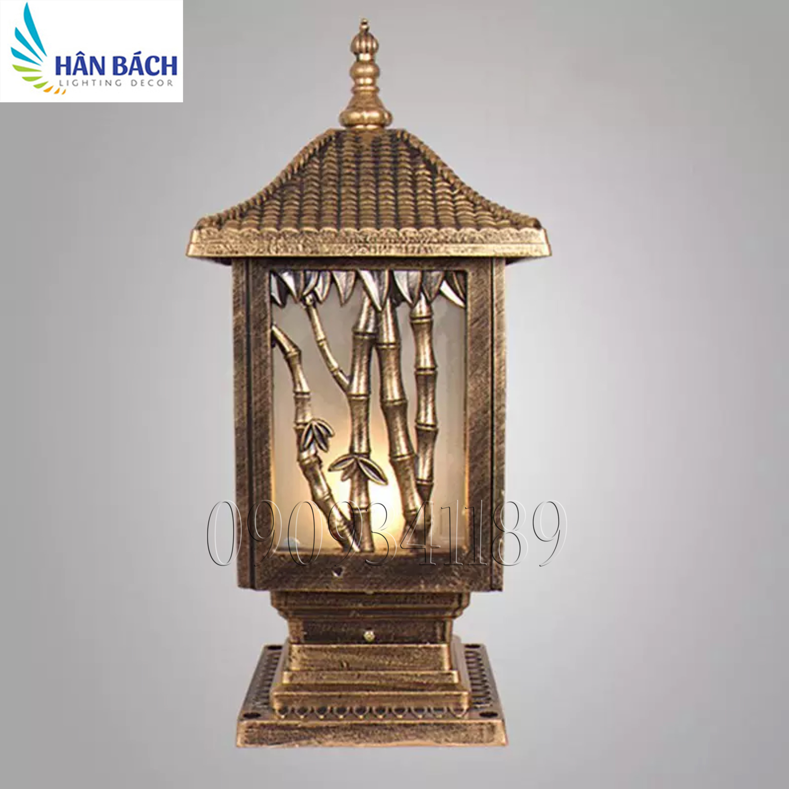 [HCM]đèn trụ cổngđèn gắn cột trụđèn trụ quanh nhàđèn trụ bờ bao NHÔM ĐÚC