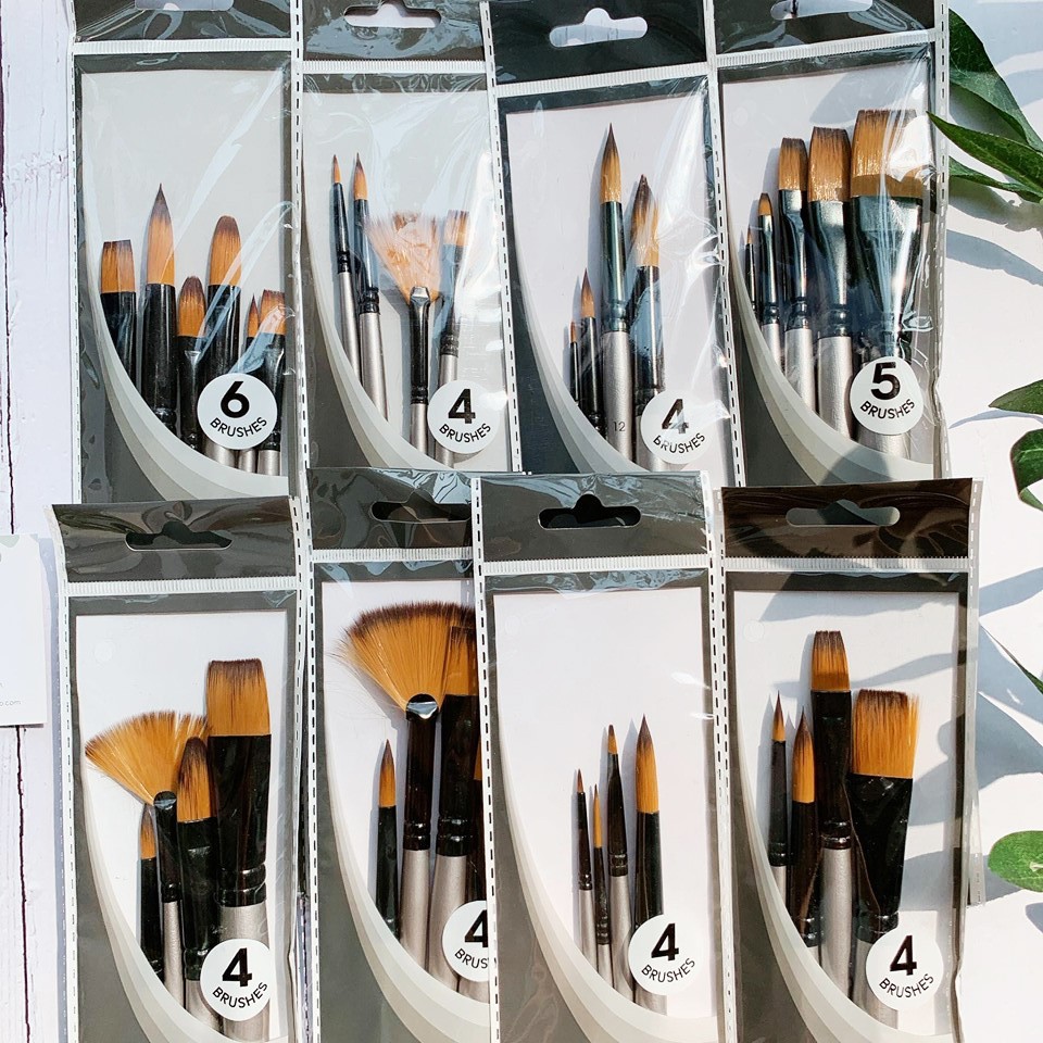 Bộ cọ vẽ thân bạc Mont Marte -Gallery series Brush Set