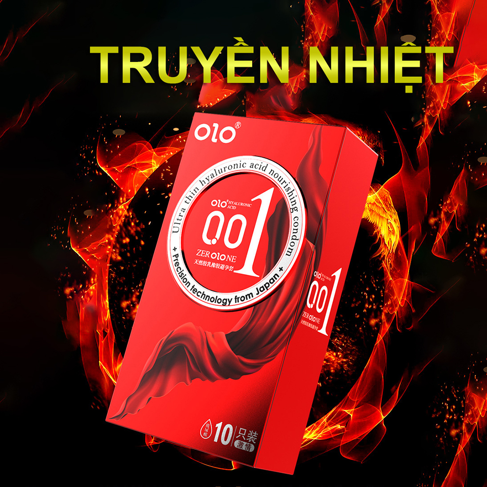 Bao cao su OLO Thin 001 Square Red