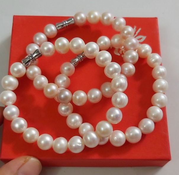 [HCM]Chuỗi vòng tay ngọc trai nuôi nước ngọt phú quốc 7 ly đẹp chuẩn giá sỉ
