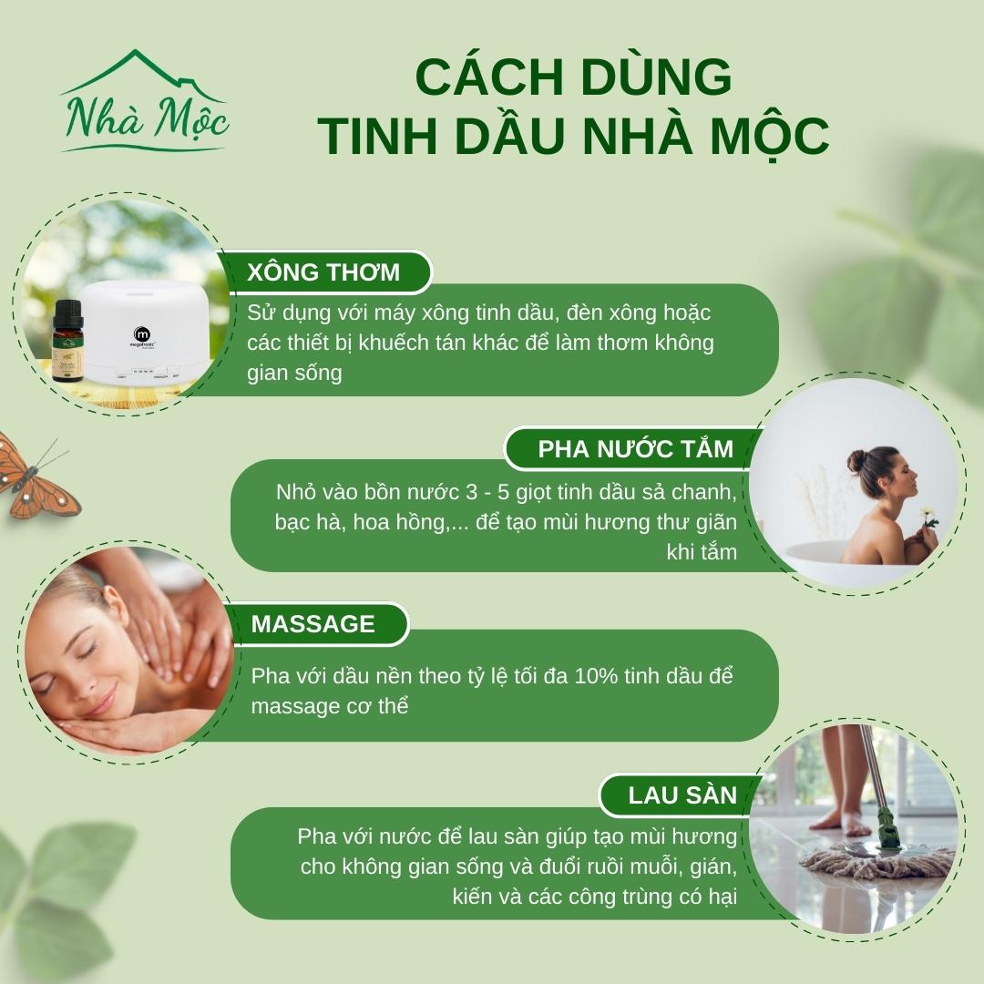 Tinh dầu Nhà Mộc nguyên chất 10ml