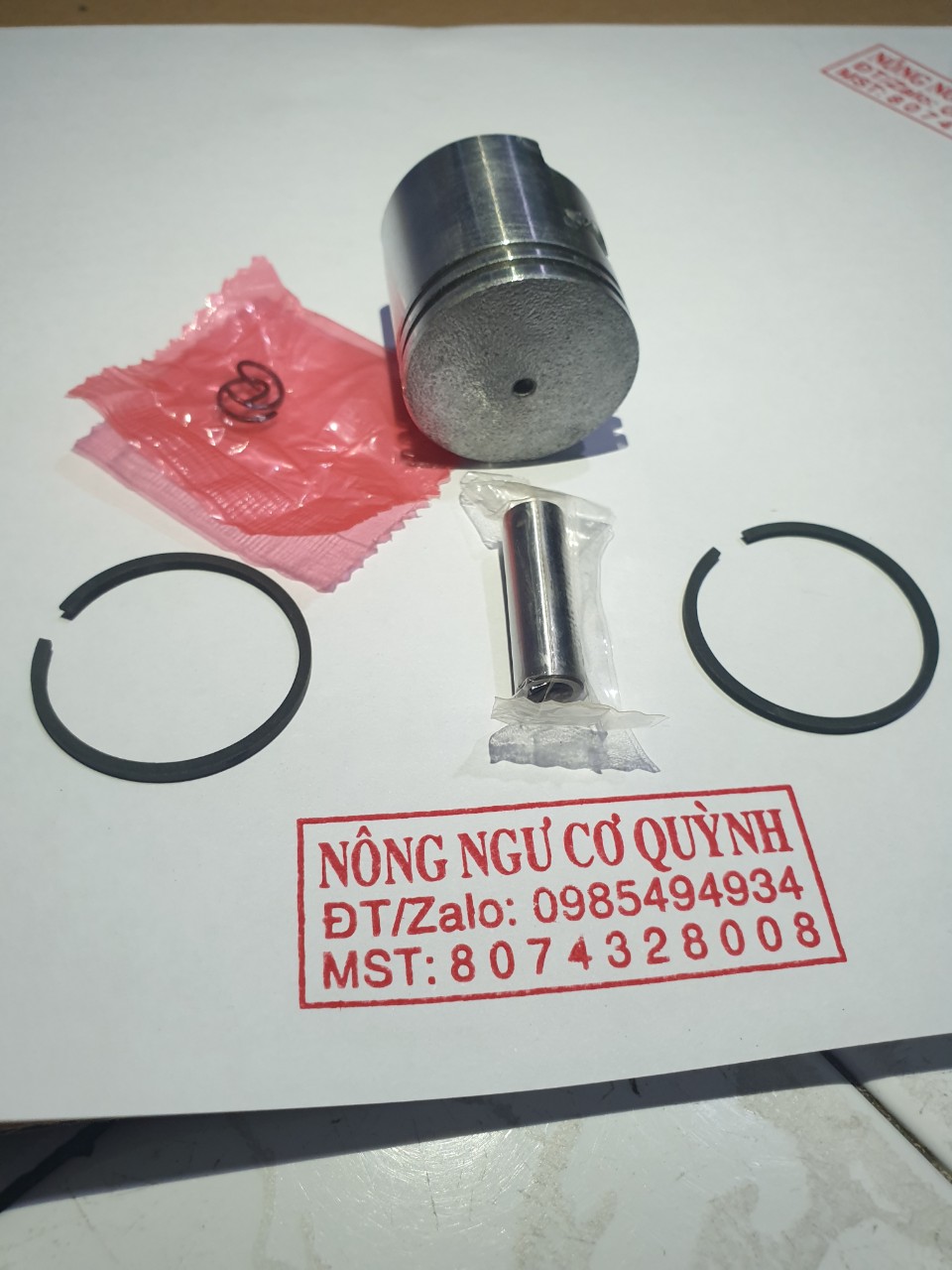 Bộ piston/ pittong/ bít tông máy cắt cỏ 30 ly - 31 ly