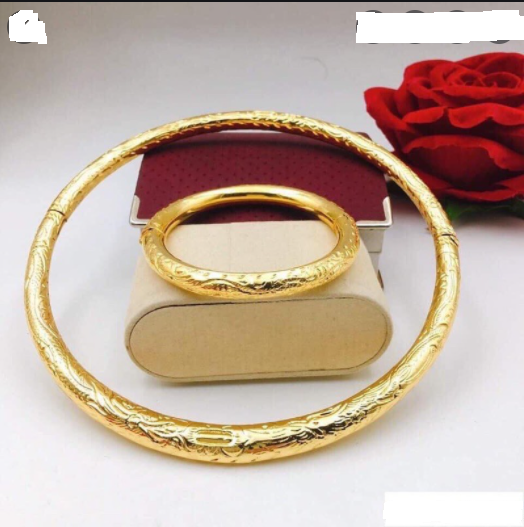 Bộ trang sức kiềng ,vòng cưới cô dâu