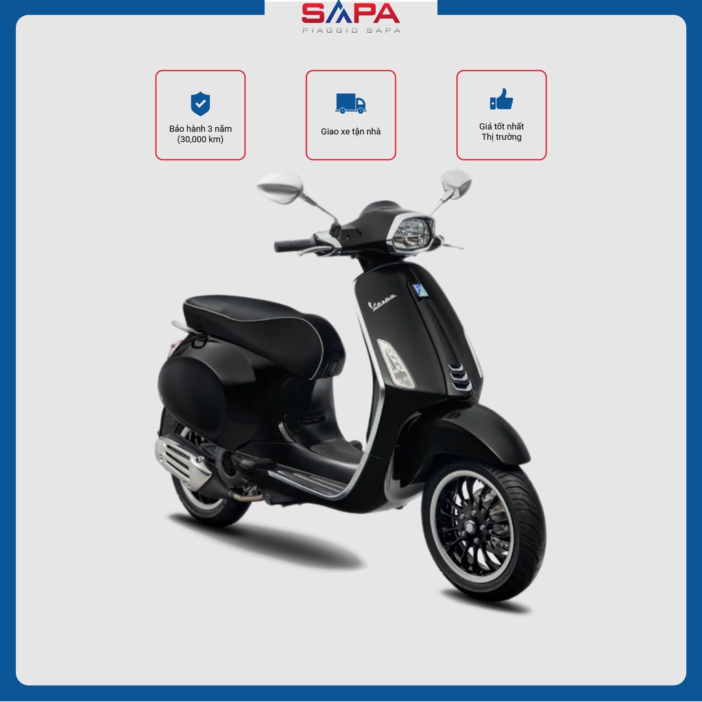 Xe Máy Vespa Sprint 125 ABS LED Màu Vàng