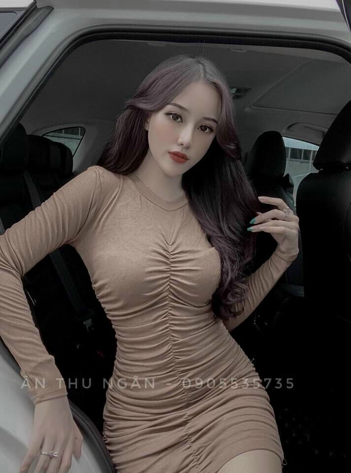 [HCM]ĐẦM BODY NHÚN TOÀN THÂN TÔN DÁNG TAY DÀI CHO PHÁI ĐẸP QC