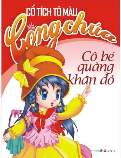 Sách - cổ tích tô màu công chúa - cô bé quàng khăn đỏ - phương nam book