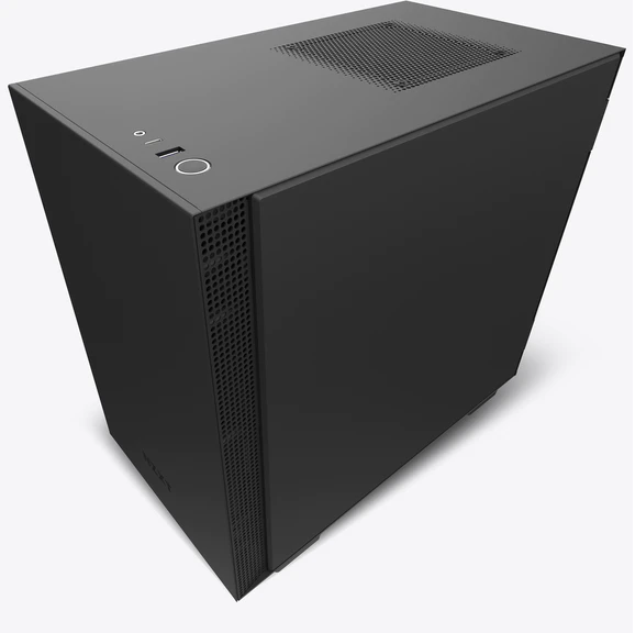 VỎ CASE MÁY TÍNH NZXT H210 MÀU ĐEN SẦN