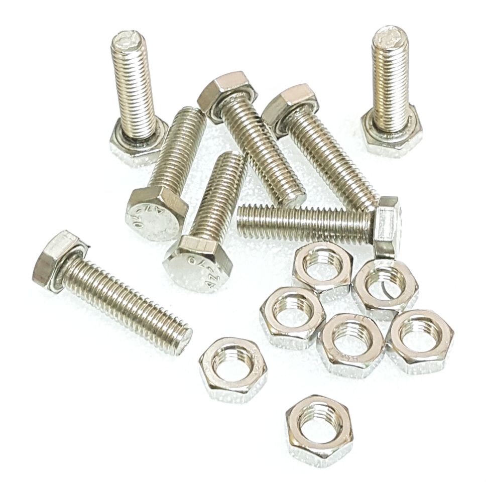 Bulon inox .8ly x3cm xtán=10.bộ