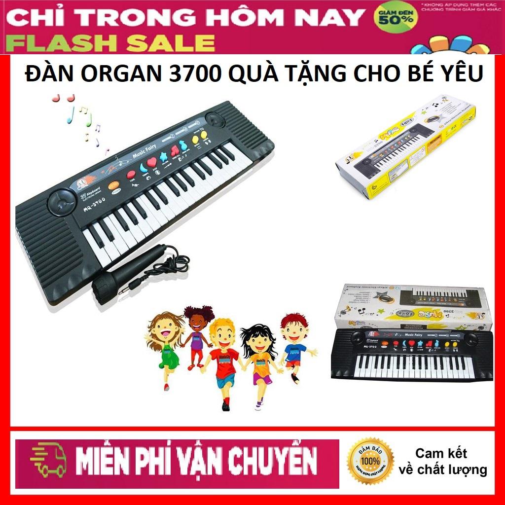 [FLASH SALE GIỜ VÀNG] Đàn Organ Có MIC Cho Bé Yêu MQ 3700 Quà Tặng Cho Bé Yêu