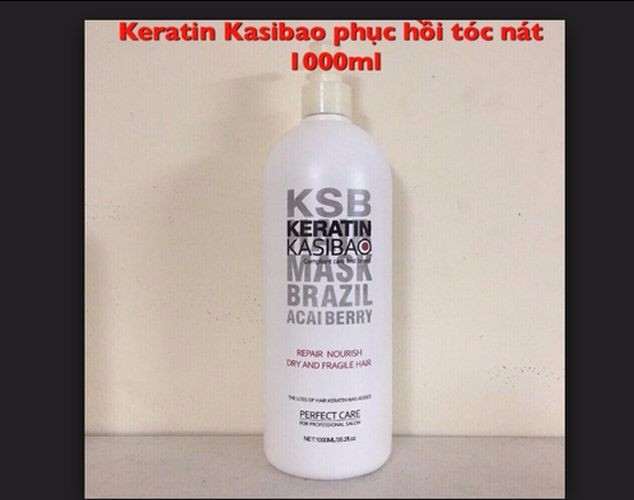 Hấp Dầu Tóc KERATIN KASIBAO KSB BRAZIL 1000ML - KASIBAO