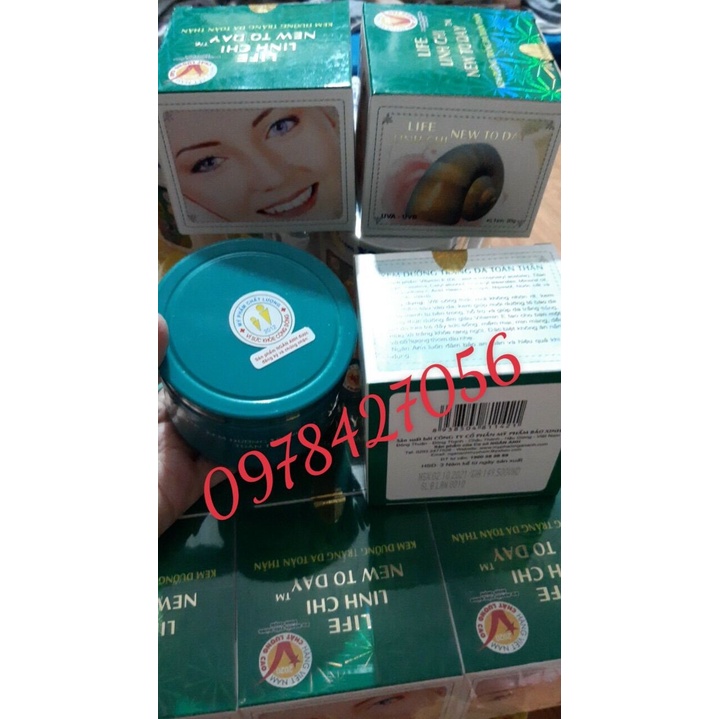 Kem dưỡng trắng da linh chi xanh 90g
