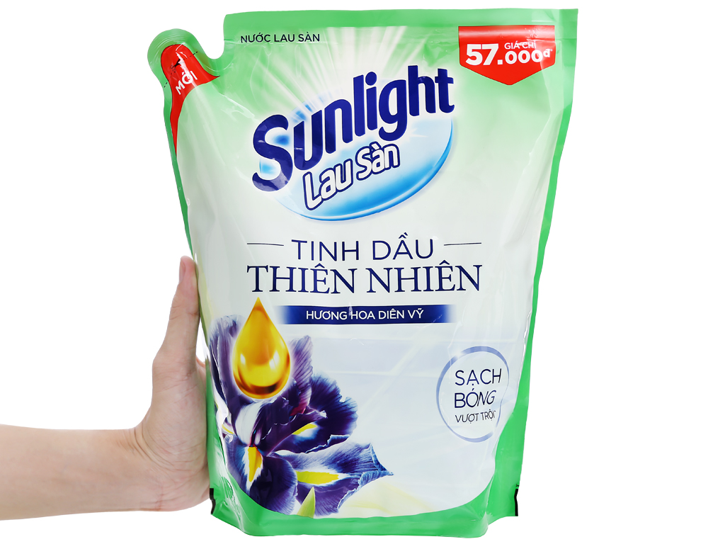 [HCM]Nước lau sàn Sunlight túi 700g