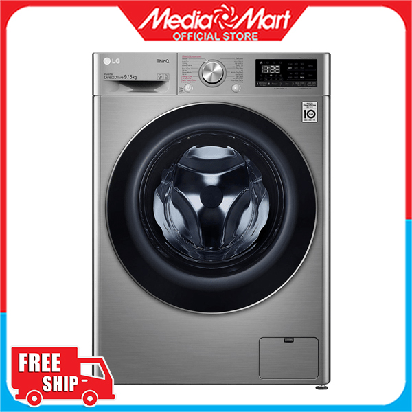 Máy giặt thông minh lg ai dd 9kg+ sấy 5kg fv1409g4