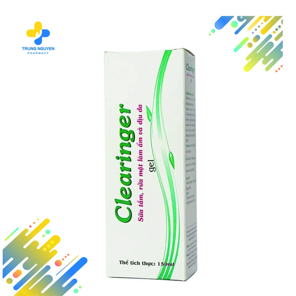 Sữa Tắm, Rửa Mặt Làm Ẩm Và Dịu Da Clearinger