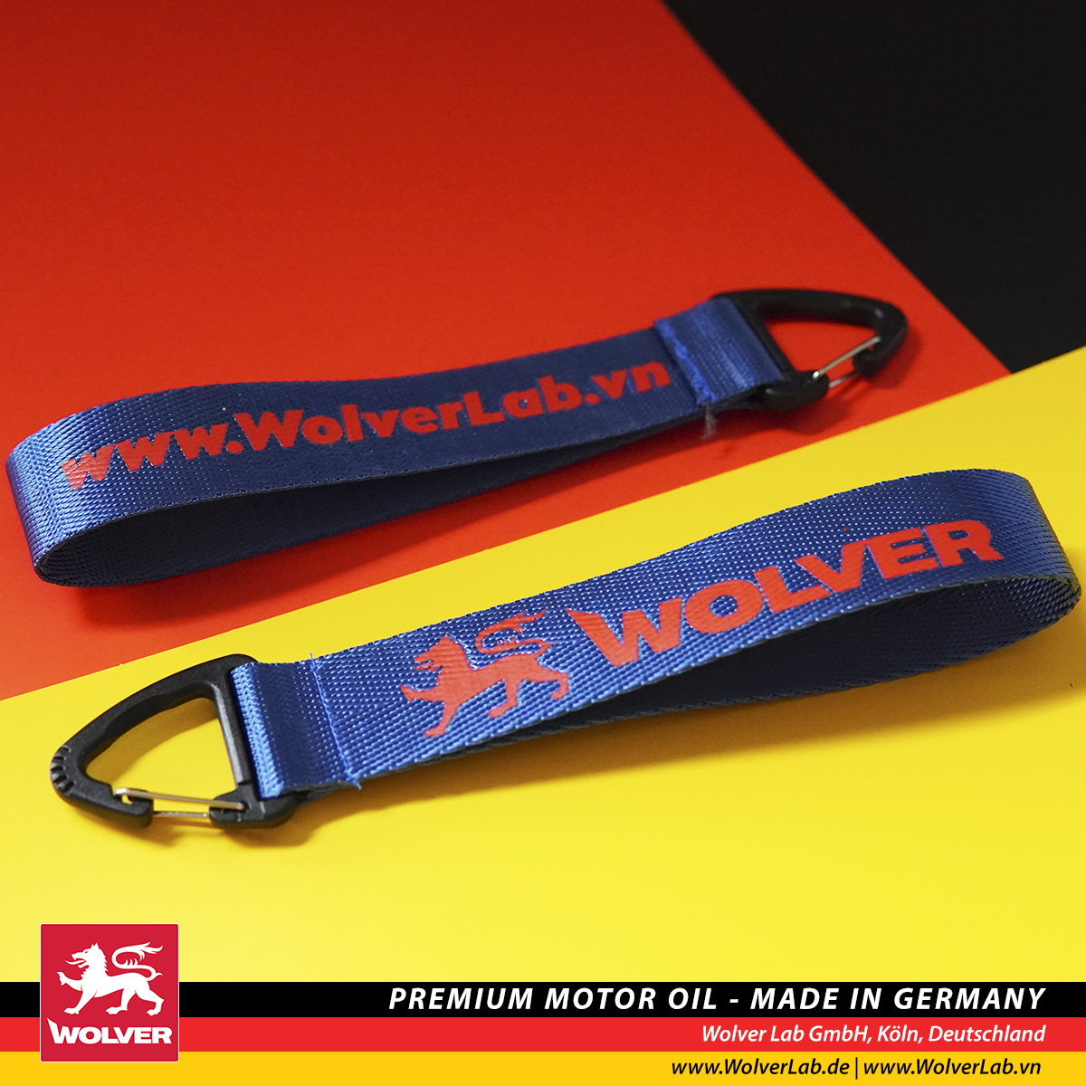 Móc khóa dây vải Wolver 2024 - Móc khóa Wolver - Móc Wolver