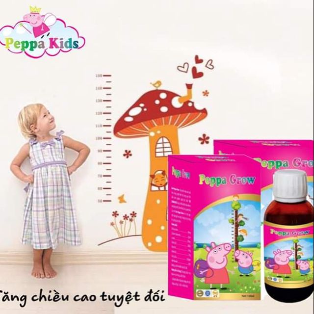 SIRO PEPPA GROW TĂNG CHIỀU CAO CHO TRẺ