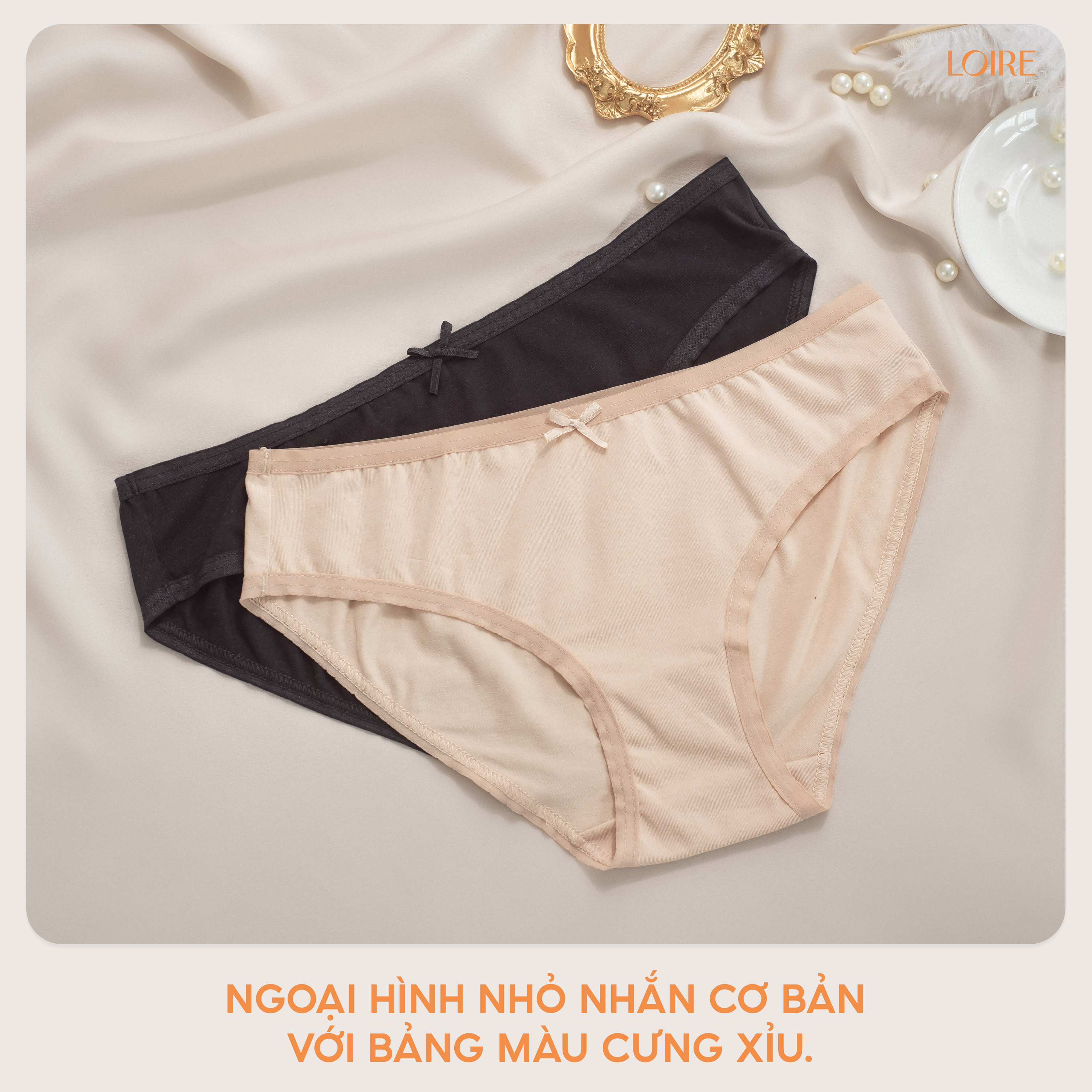 Quần Lót Cotton Cơ Bản Loirechic QLBK16