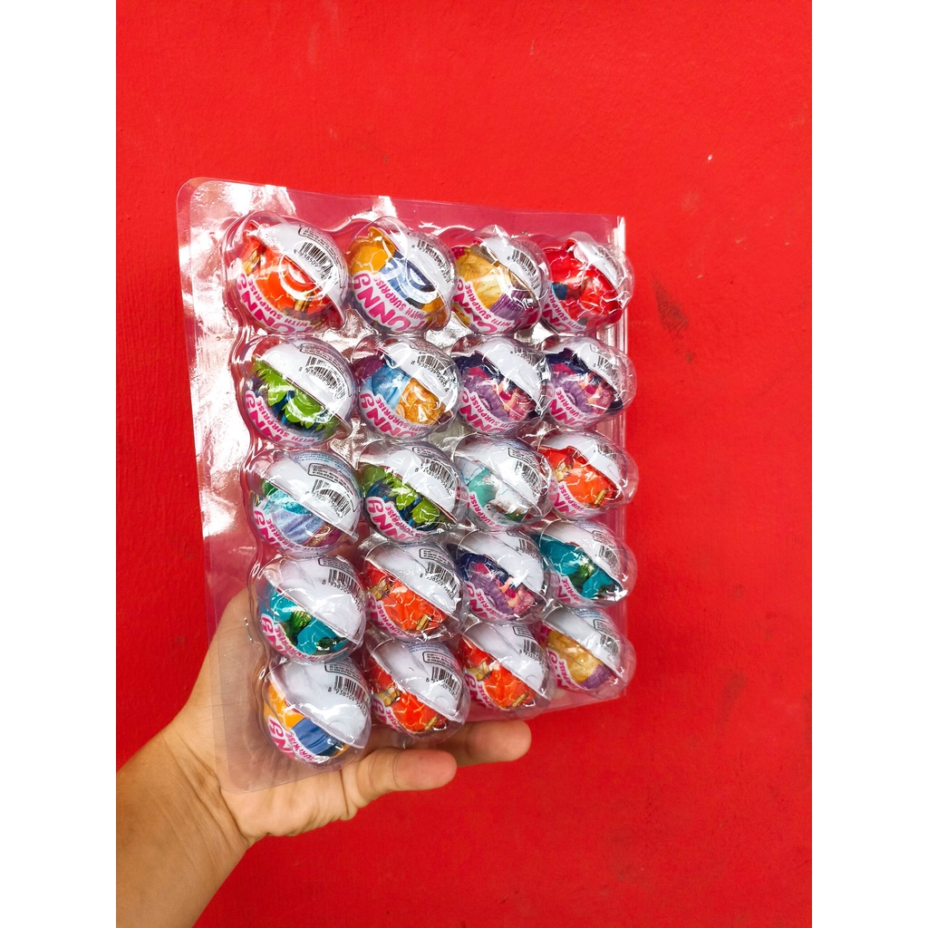 Vĩ trứng socola đồ chơi ( 20 trứng )