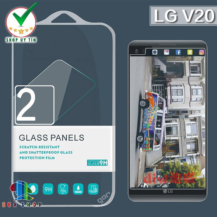 Combo 2 glass tempered for LG V20