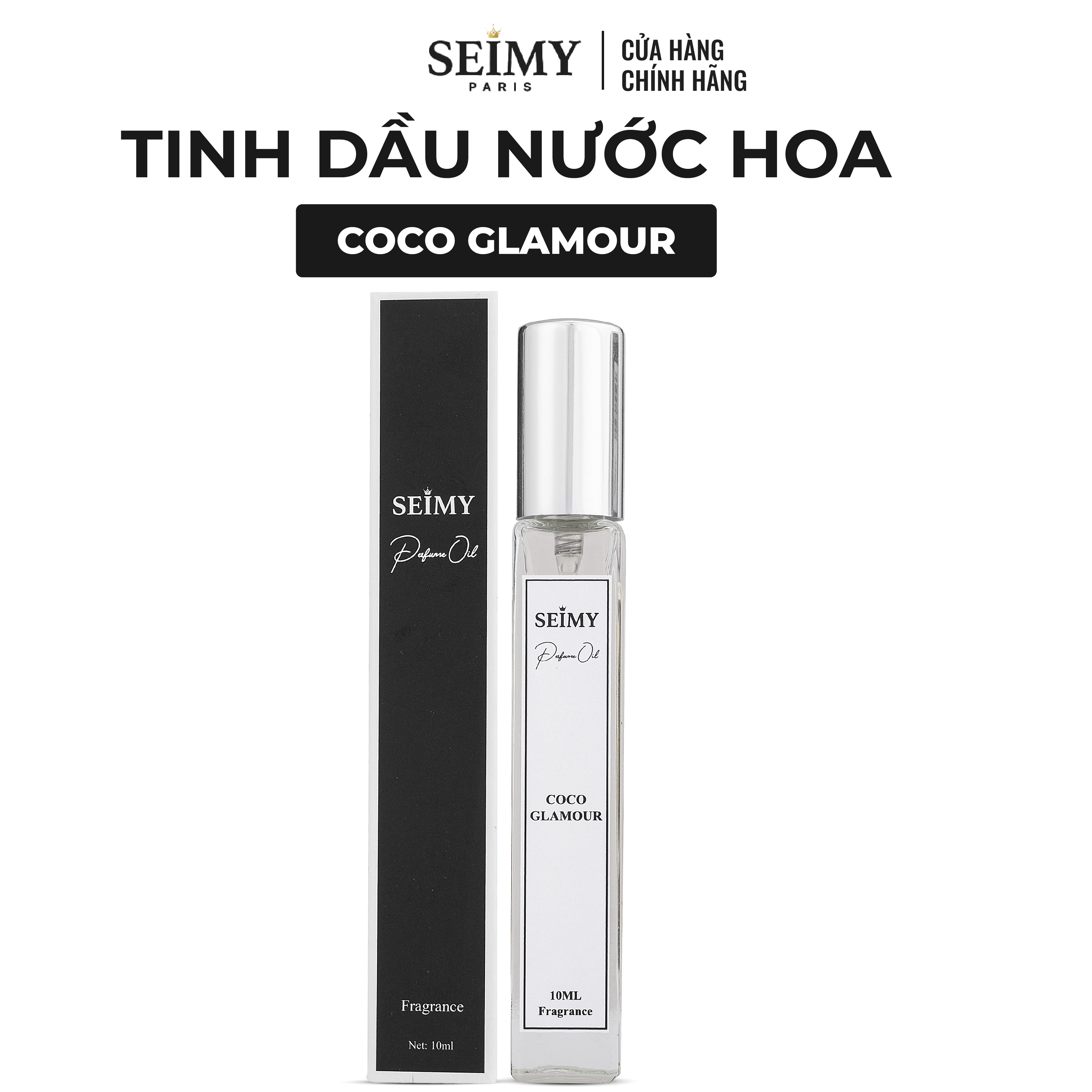 Tinh Dầu Nước Hoa SEIMY Coco Glamour 10ml