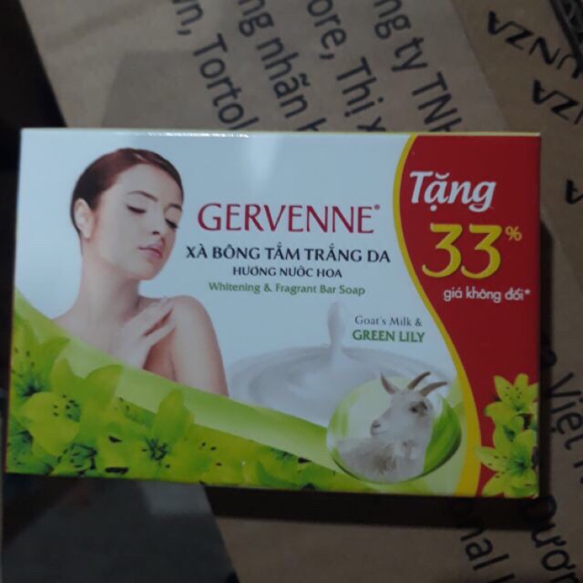 [HCM]( Tặng 33%) Cục Xà Bông Gervenne 90g