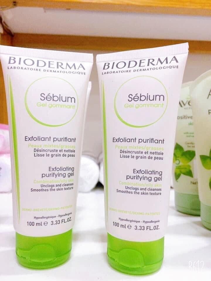 Tẩy da chết Bioderma Sebium Gel Gommant thế hệ mới - 3 BƯỚC TẨY DA CHẾT TRONG 1